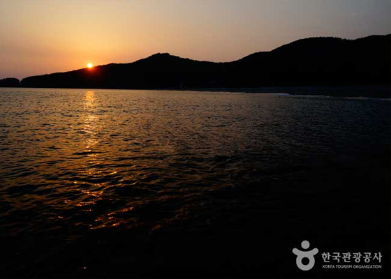 원산도 해수욕장